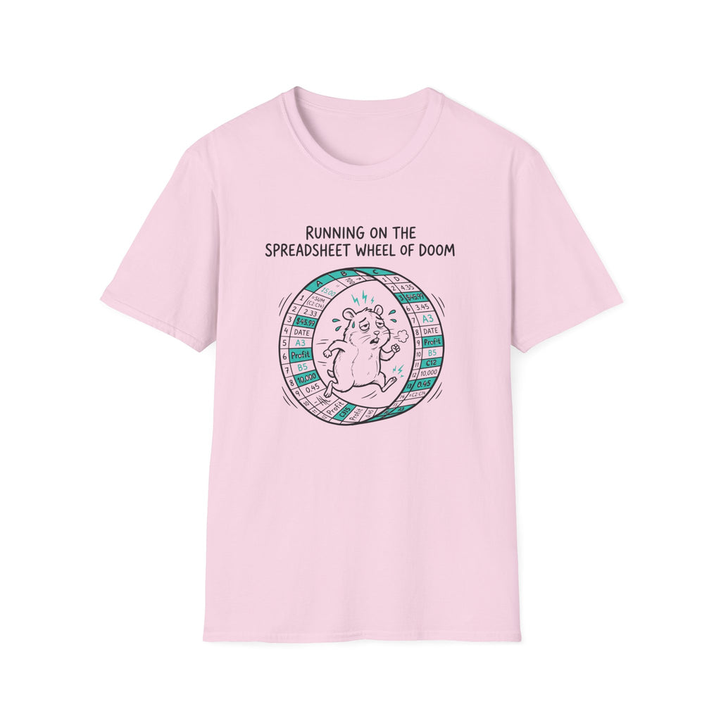 Running On The Spreadsheet Wheel Of Doom T-Shirt