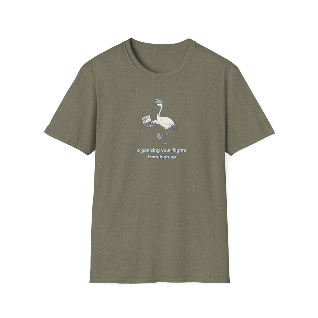 Organizing Your Flights From High-Up T-Shirt
