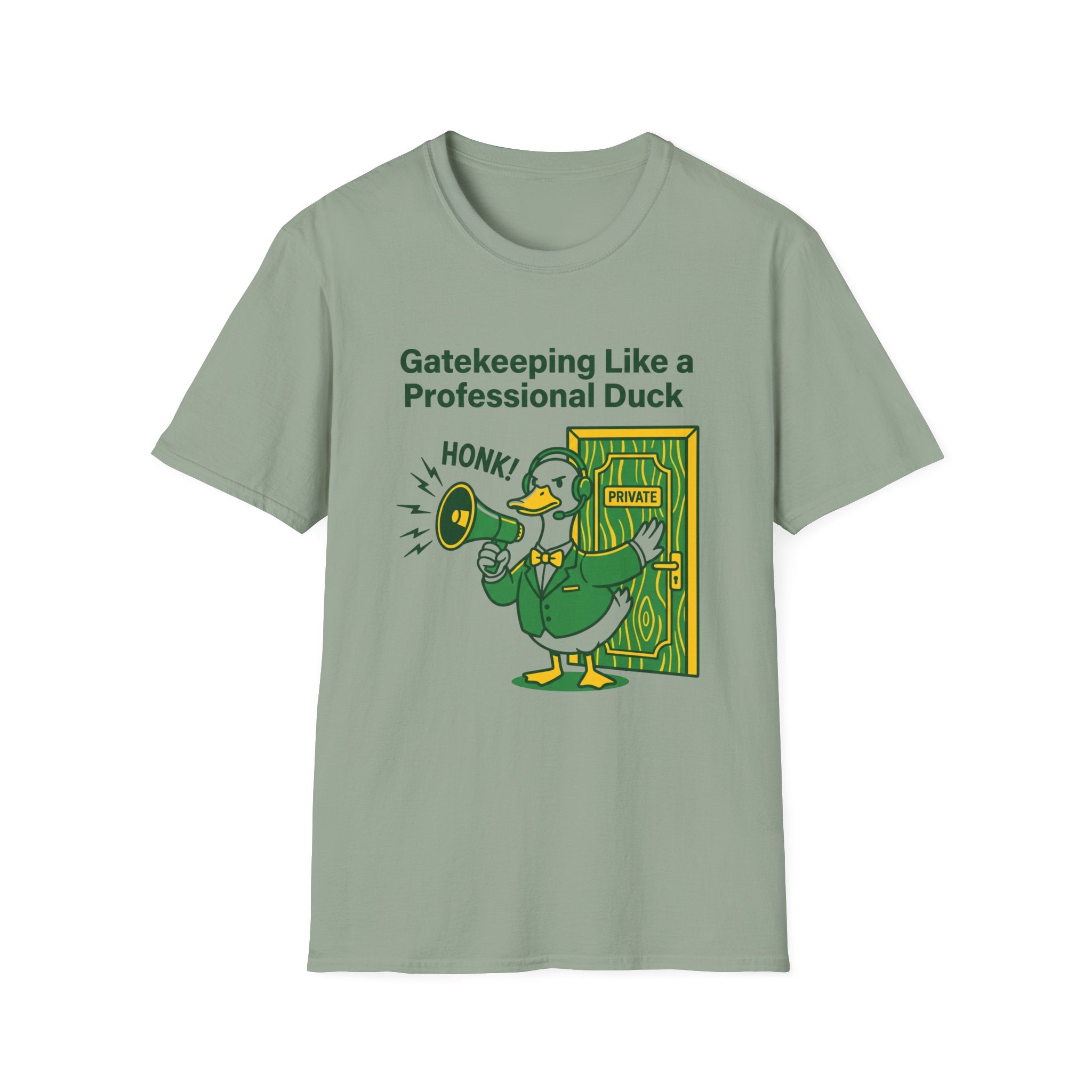 Gatekeeping Like A Professional Duck T-Shirt