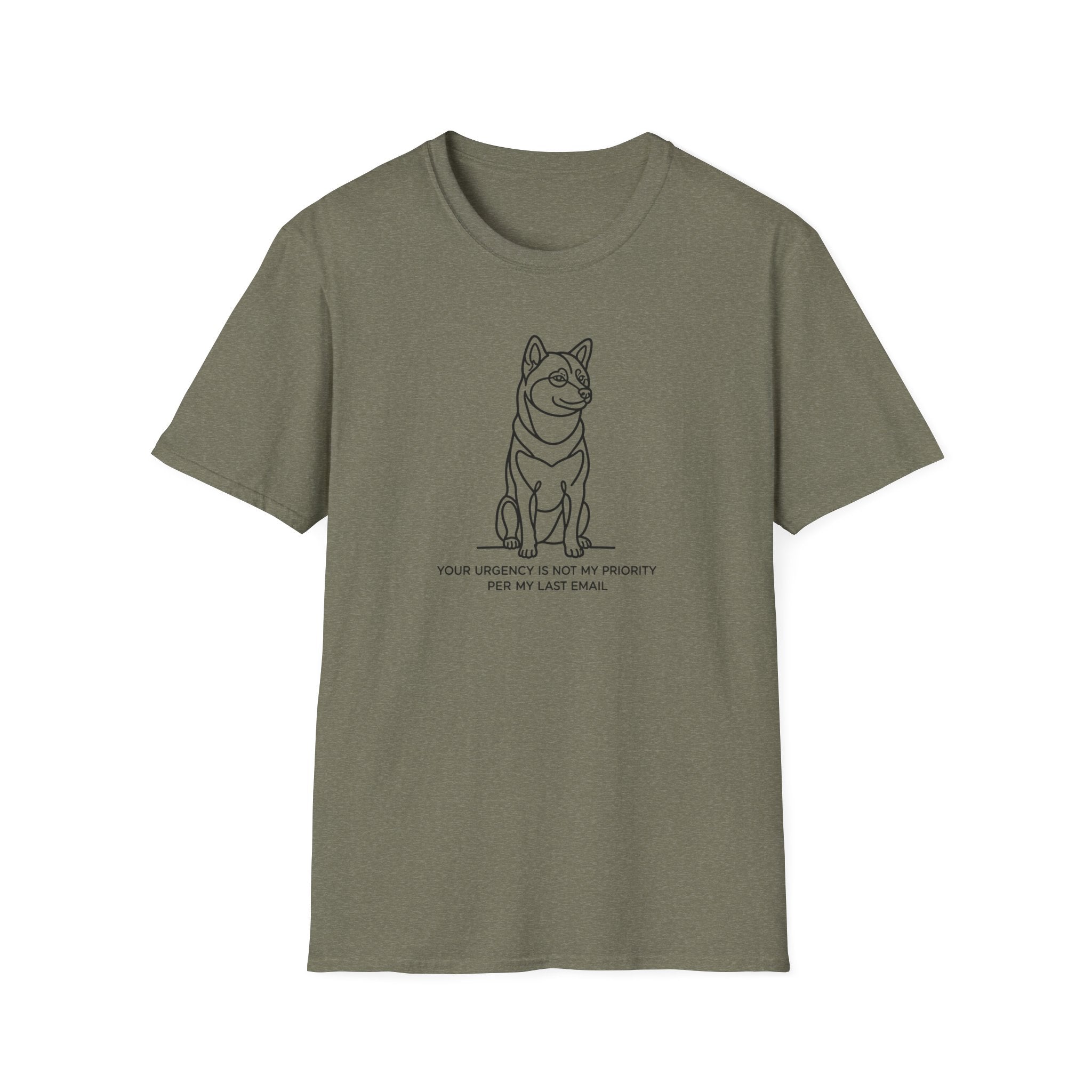 Your Urgency Is Not My Priority Shiba Dog T-Shirt