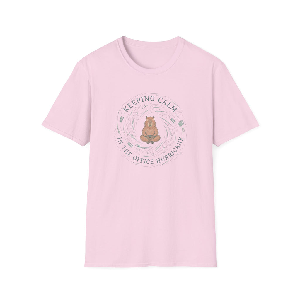 Keeping Calm In The Office Hurricane T-Shirt