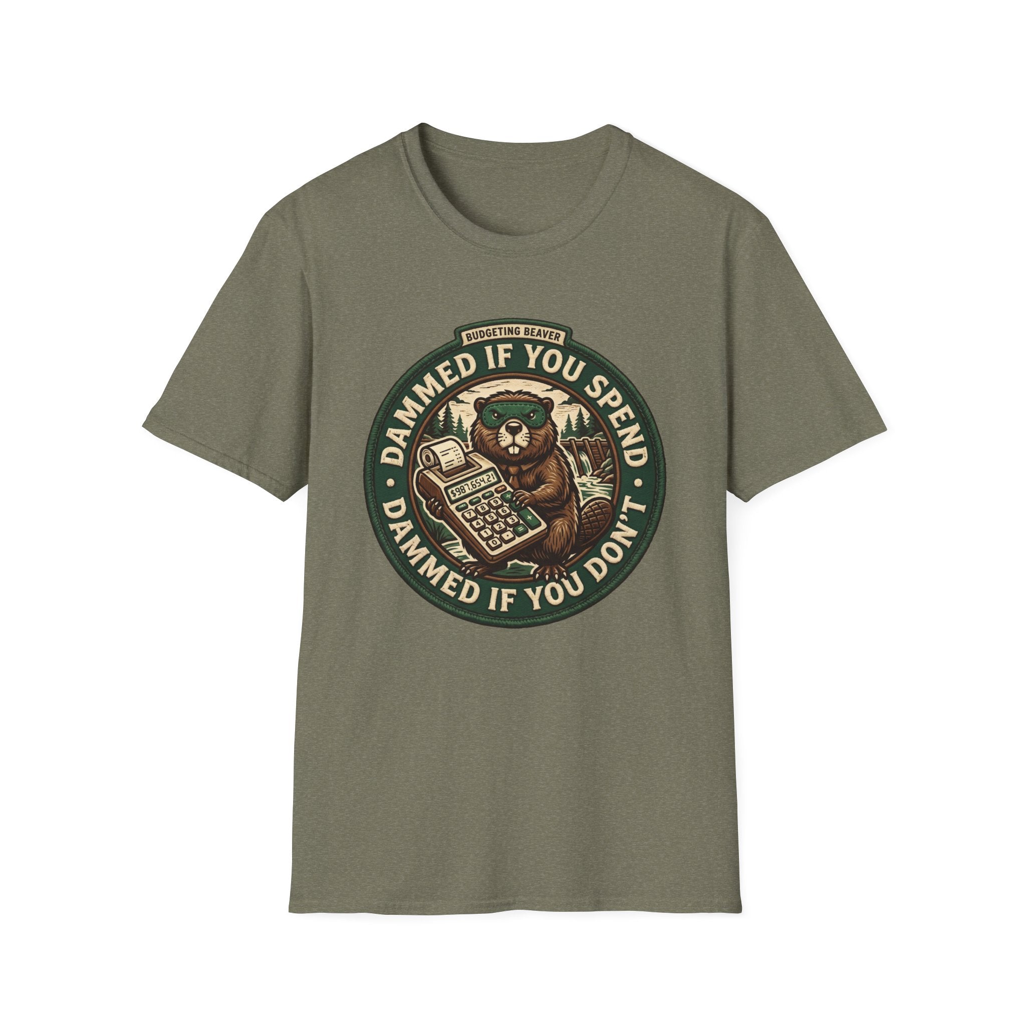Budgeting Beaver T-Shirt Design