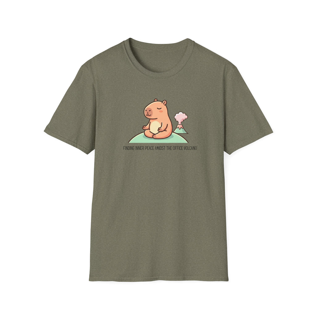 Finding Inner Peace Amidst The Office Volcano T-Shirt