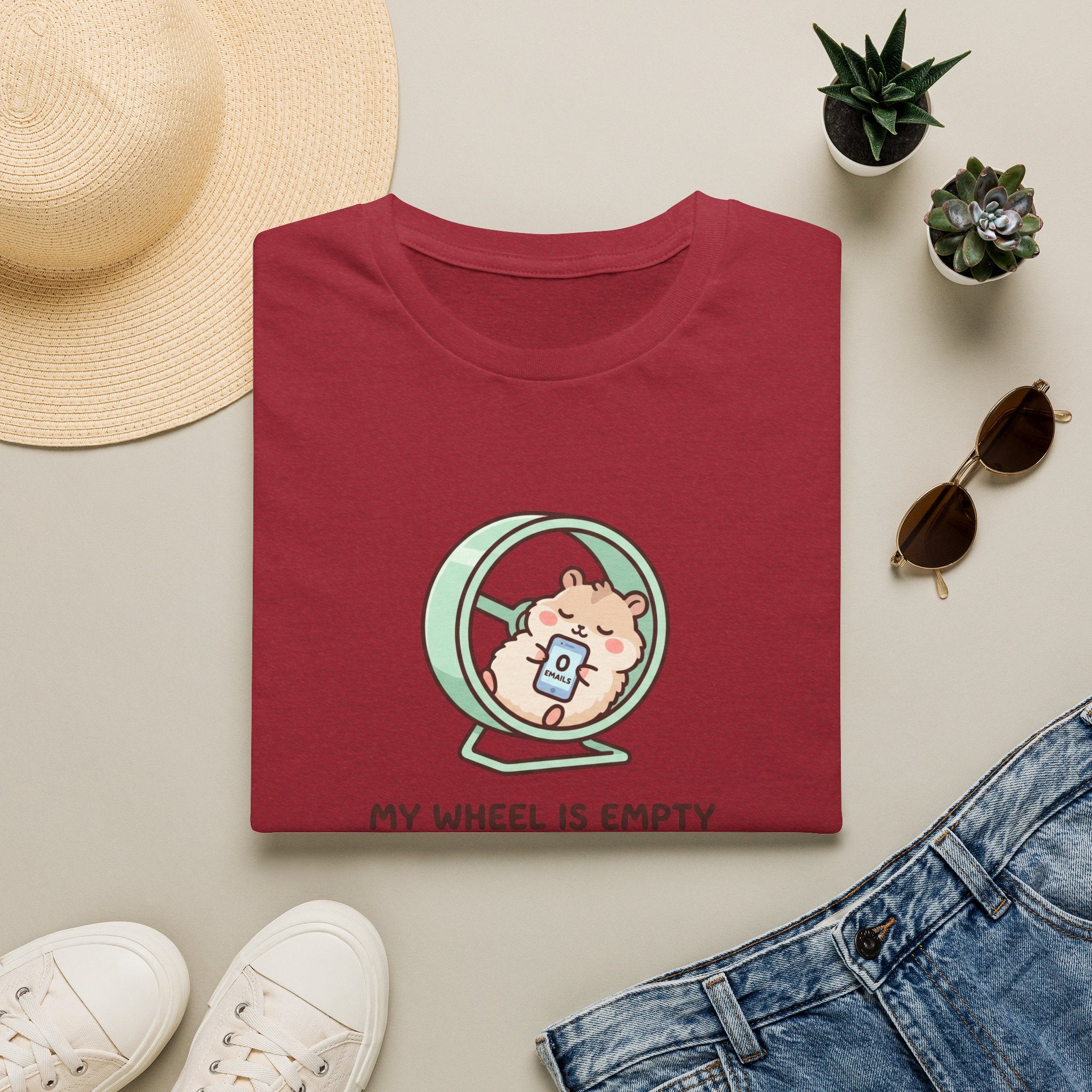 My Wheel Is Empty. My Inbox Is Full. T-Shirt