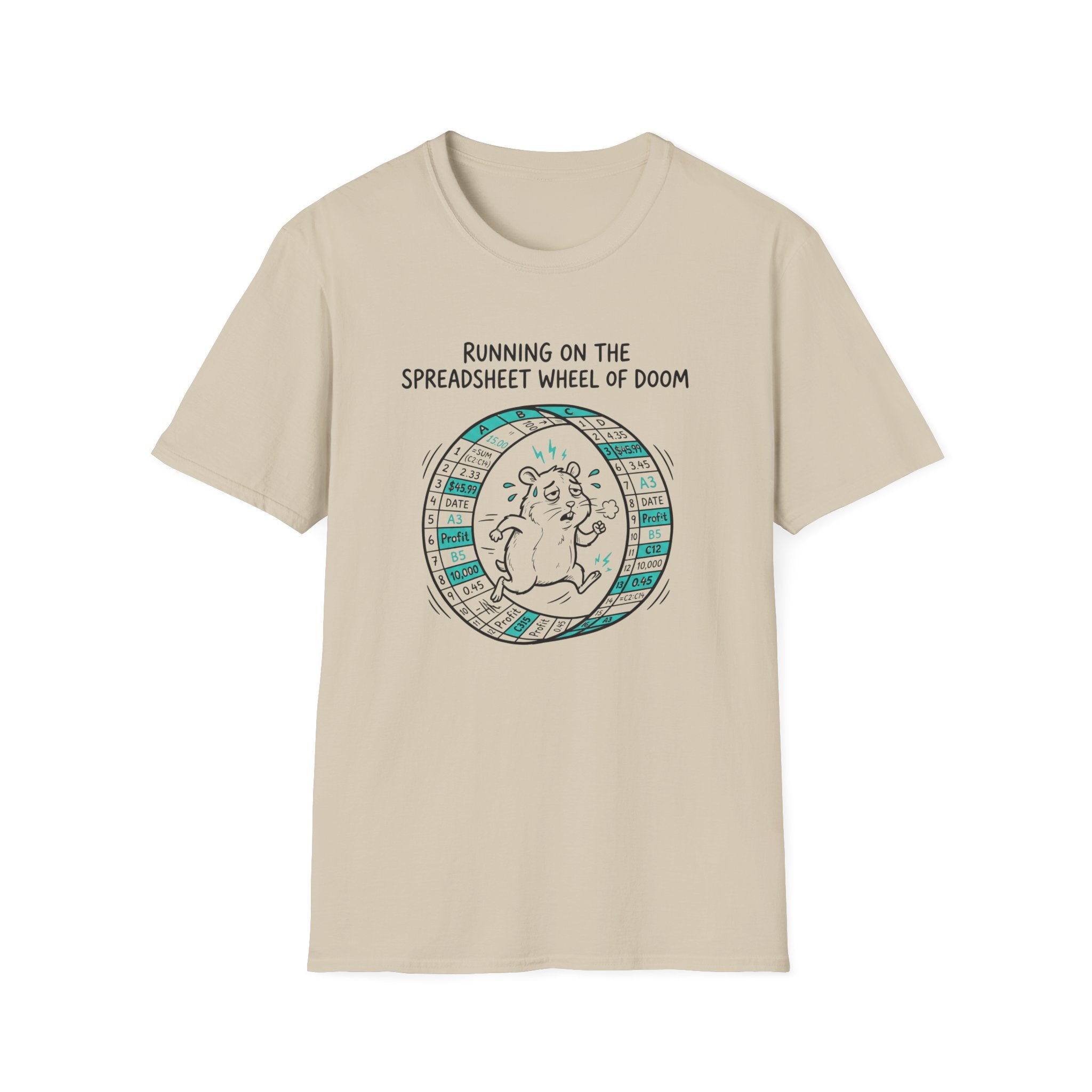 Running On The Spreadsheet Wheel Of Doom T-Shirt