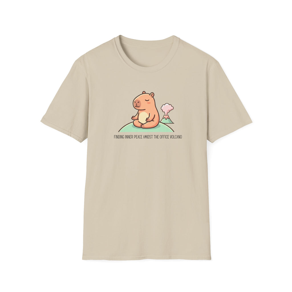 Finding Inner Peace Amidst The Office Volcano T-Shirt