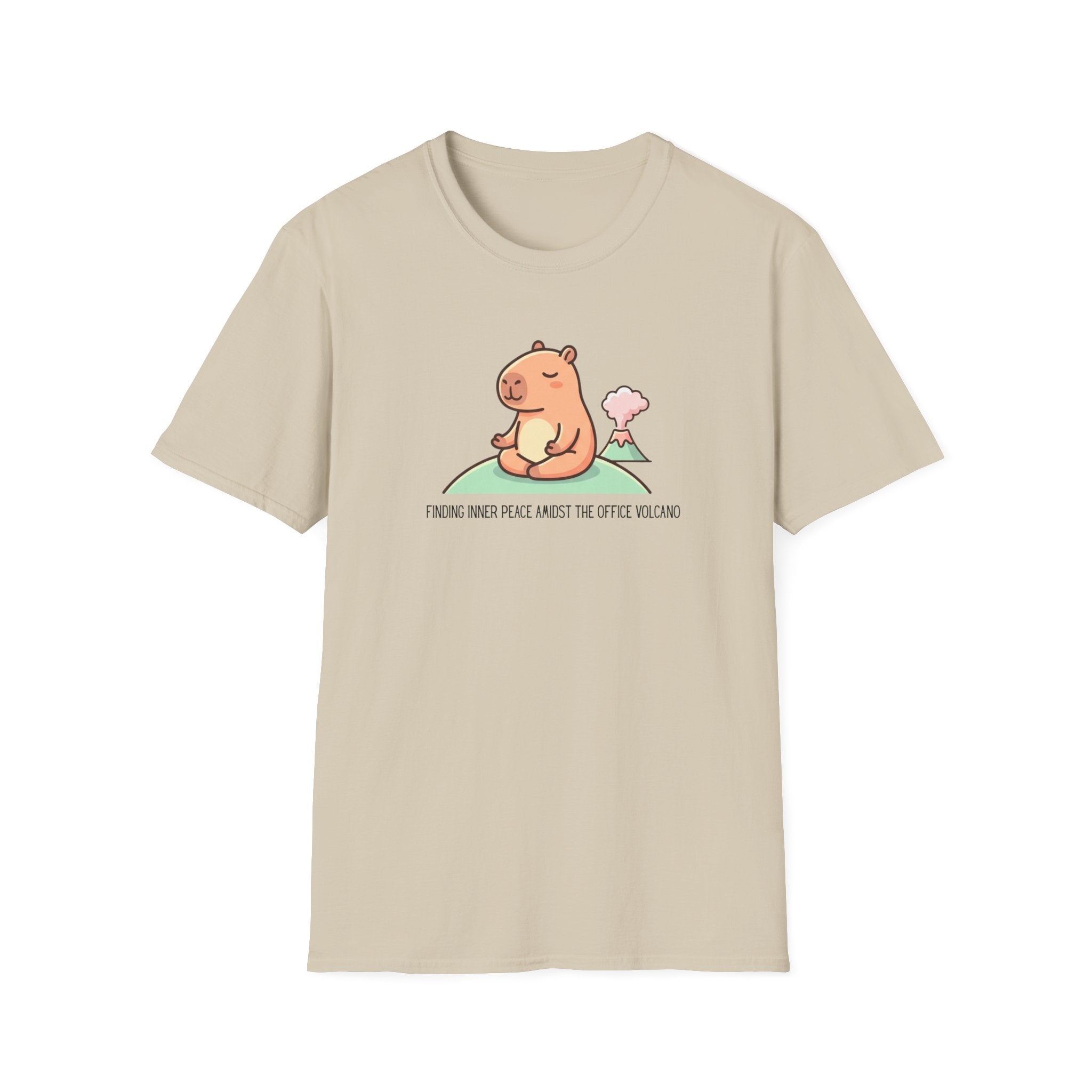 Finding Inner Peace Amidst The Office Volcano T-Shirt