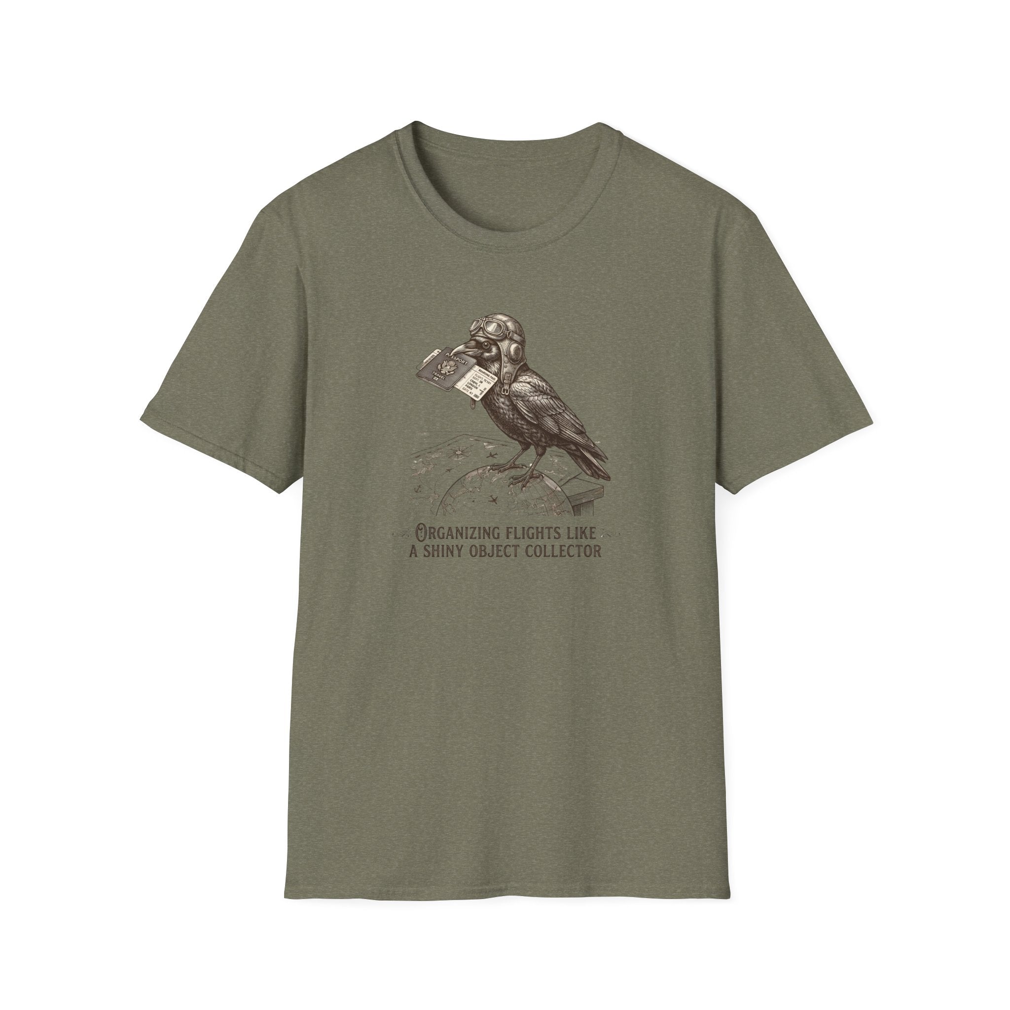 Organizing Flights Like a Shiny Object Collector T-Shirt