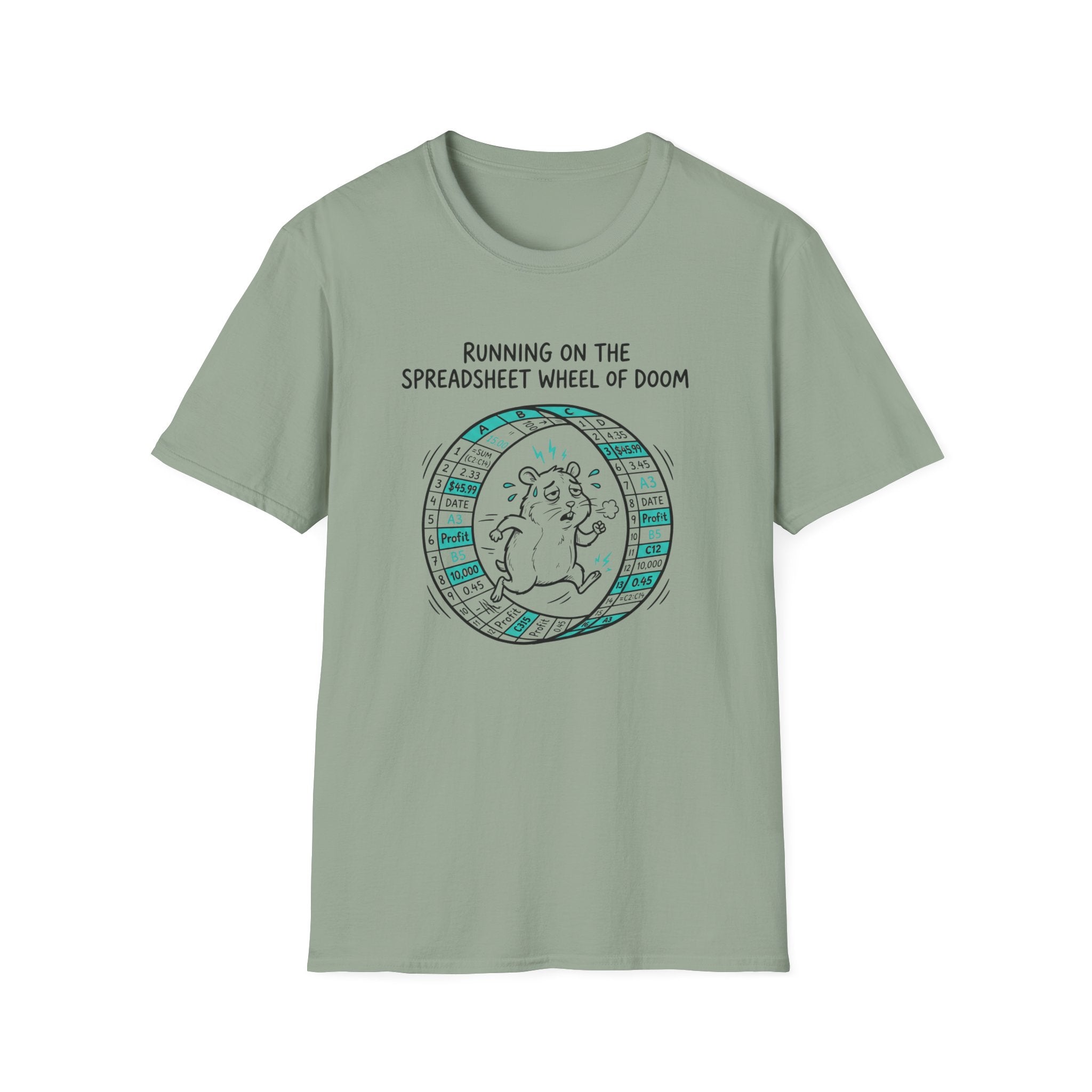 Running On The Spreadsheet Wheel Of Doom T-Shirt