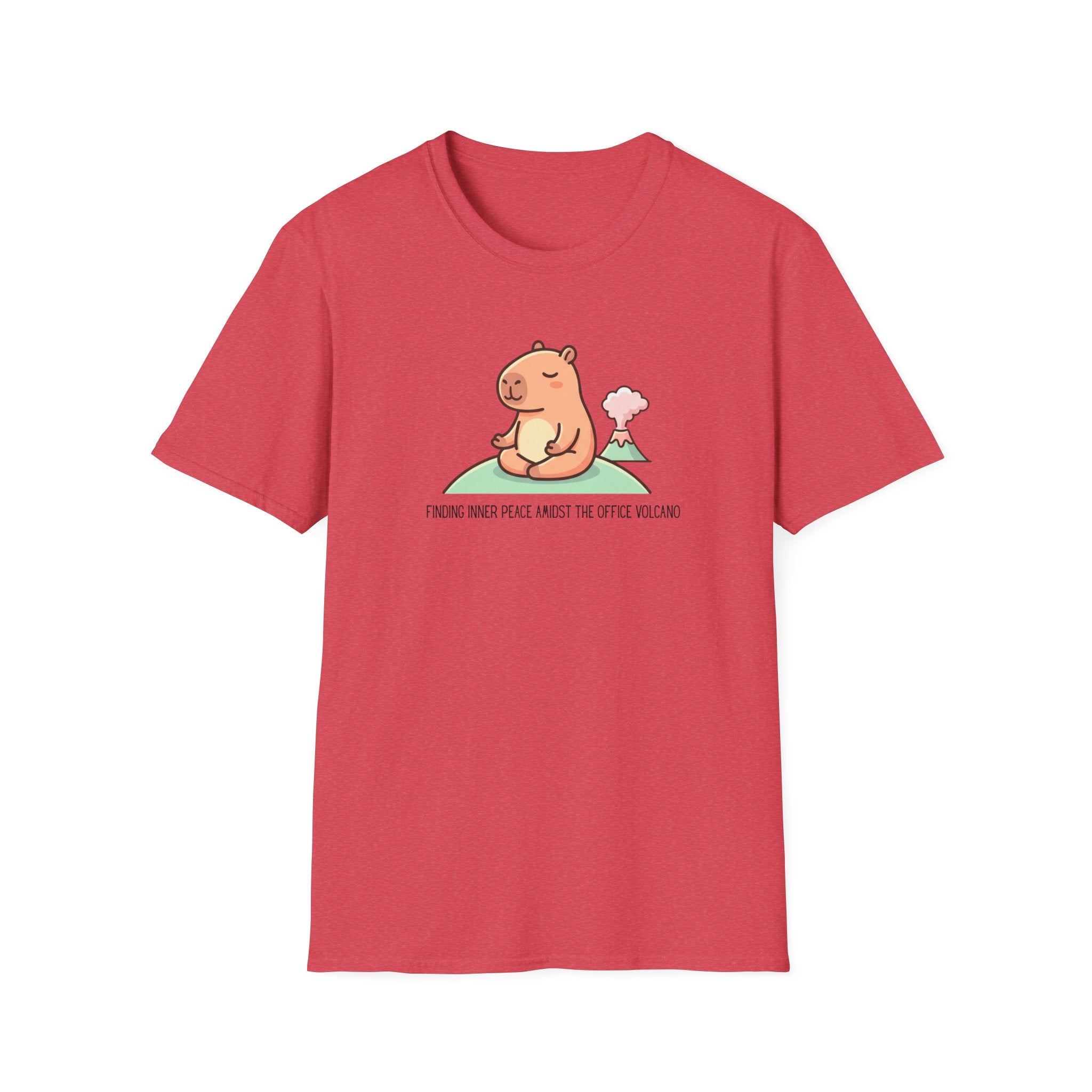 Finding Inner Peace Amidst The Office Volcano T-Shirt