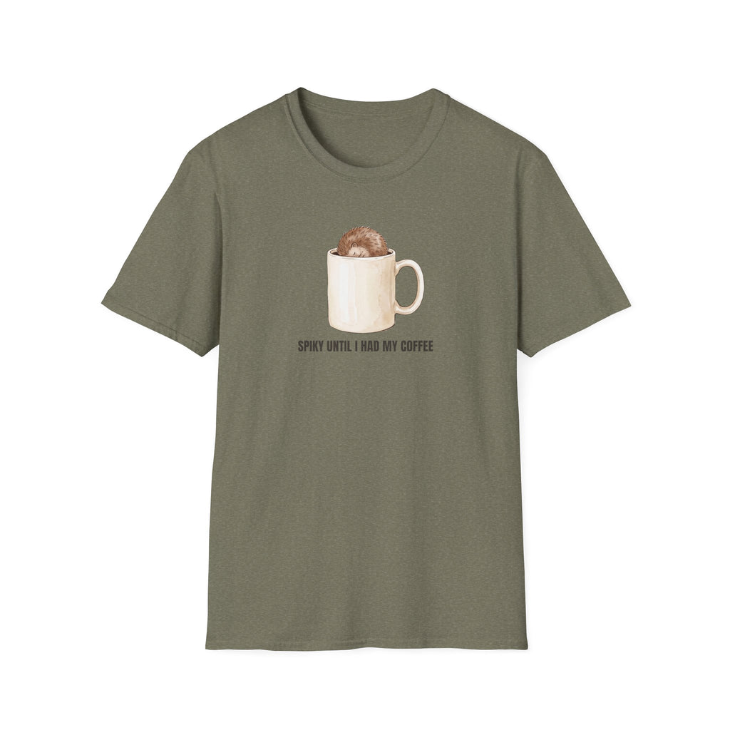 Spikey Until I Had My Coffee T-Shirt