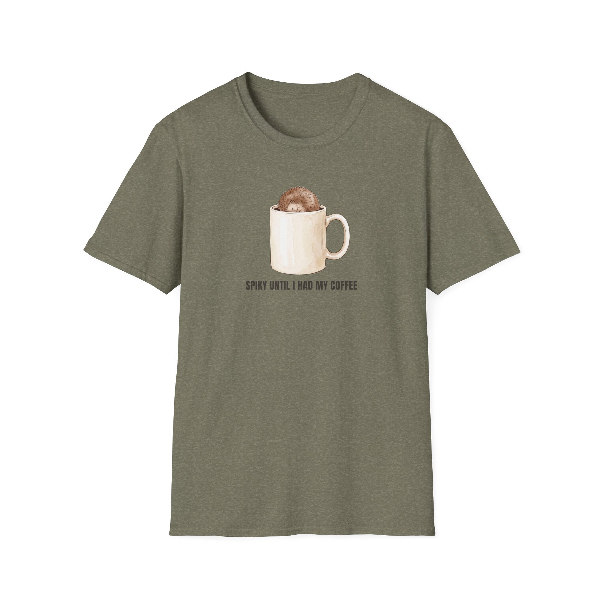 Spikey Until I Had My Coffee T-Shirt