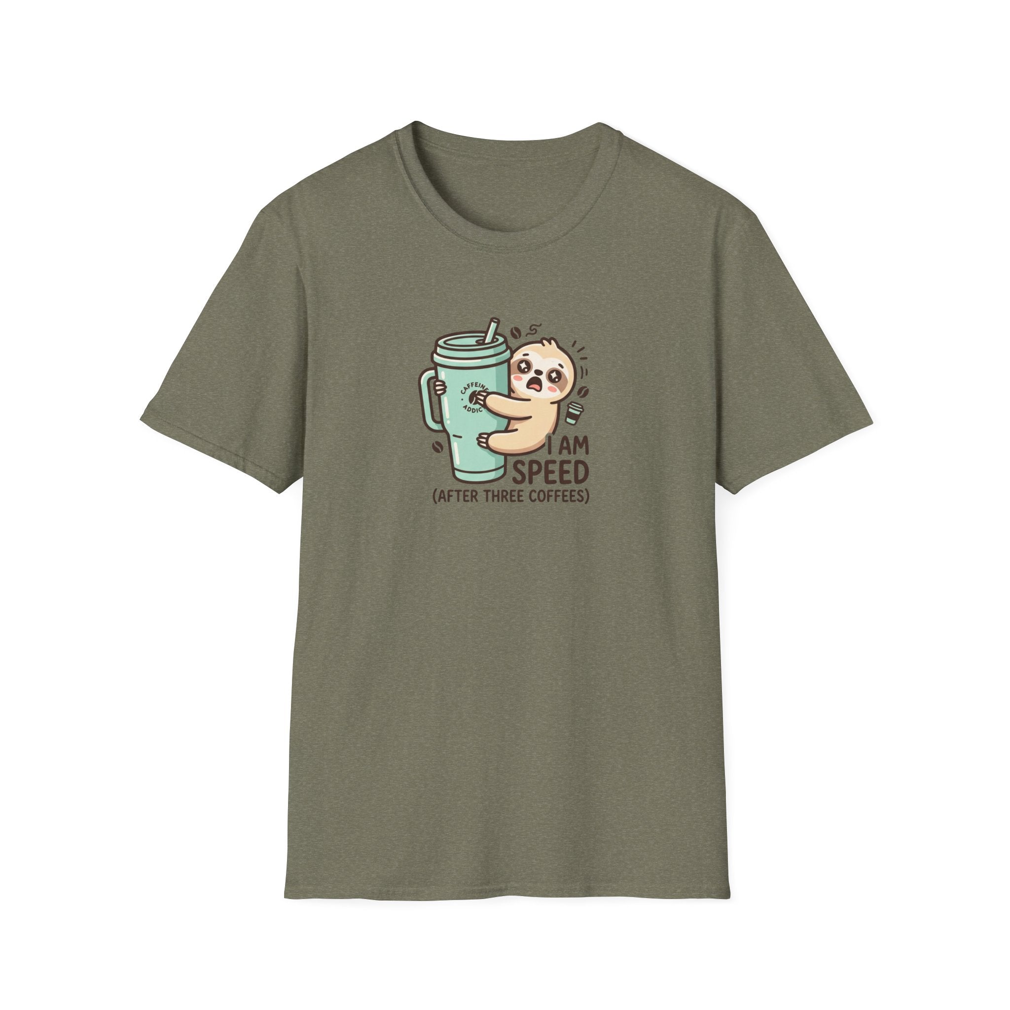 I Am Speed After Three Coffees T-Shirt