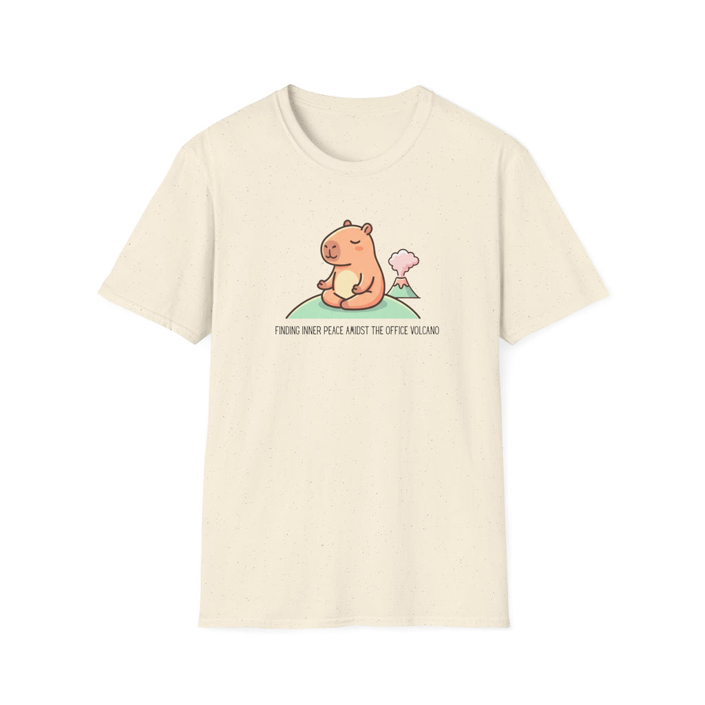 Finding Inner Peace Amidst The Office Volcano T-Shirt