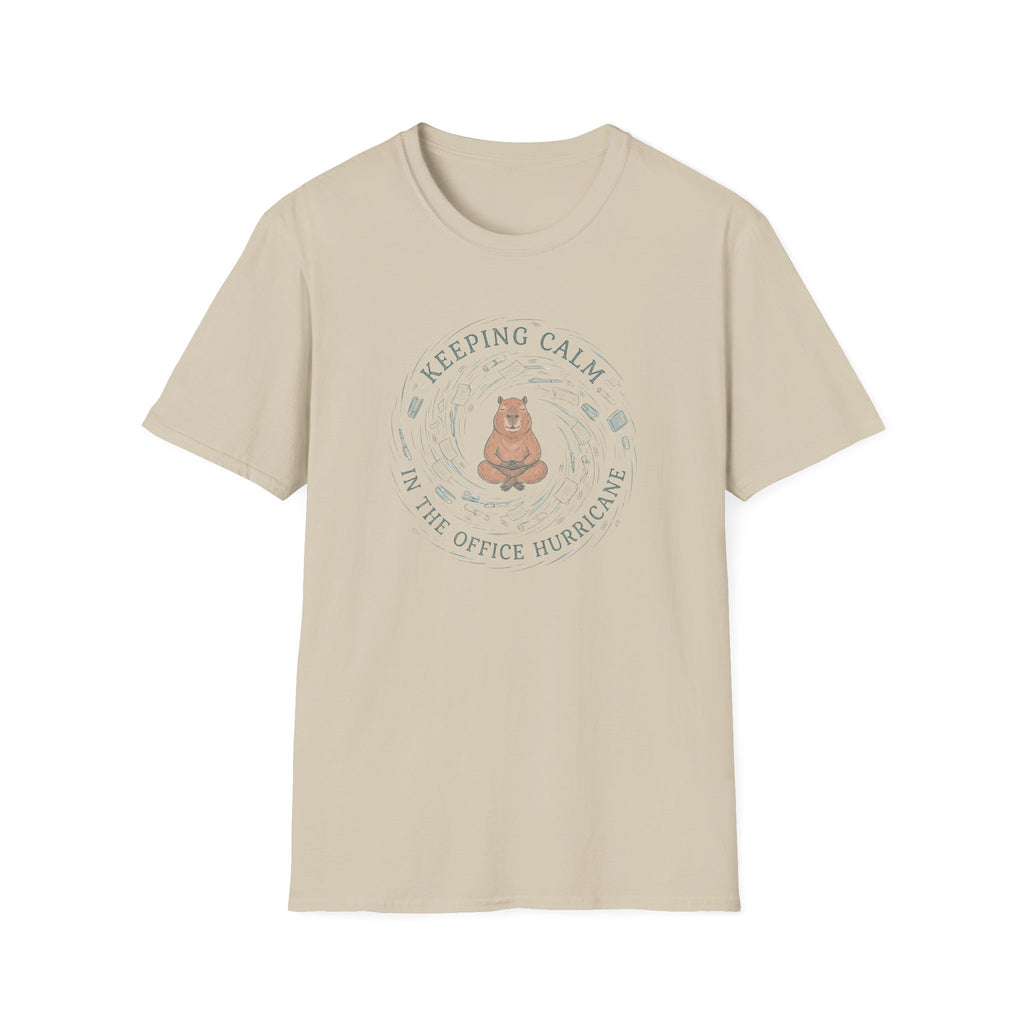 Keeping Calm In The Office Hurricane T-Shirt