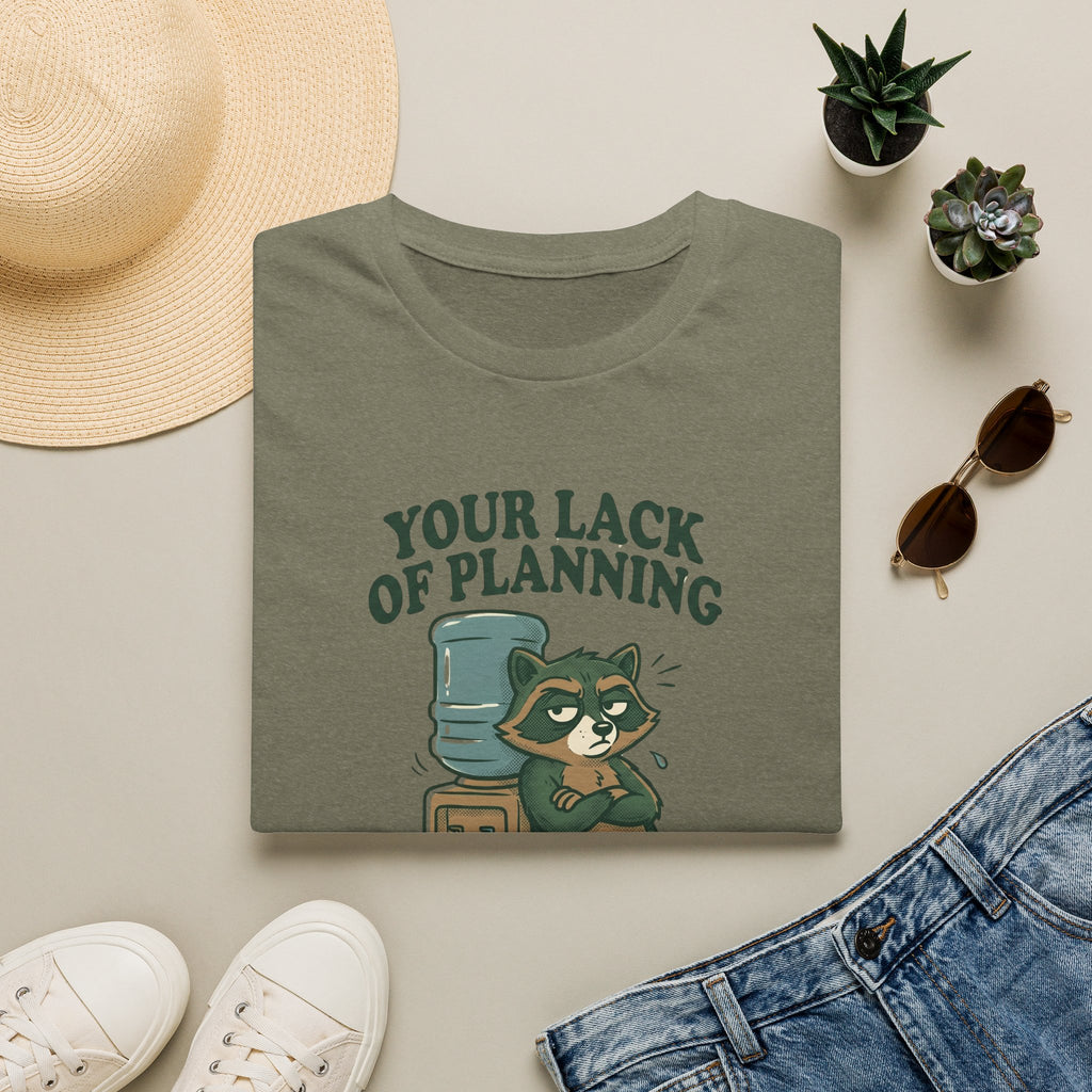 Your Lack Of Planning Is Not My Emergency Racoon T-Shirt