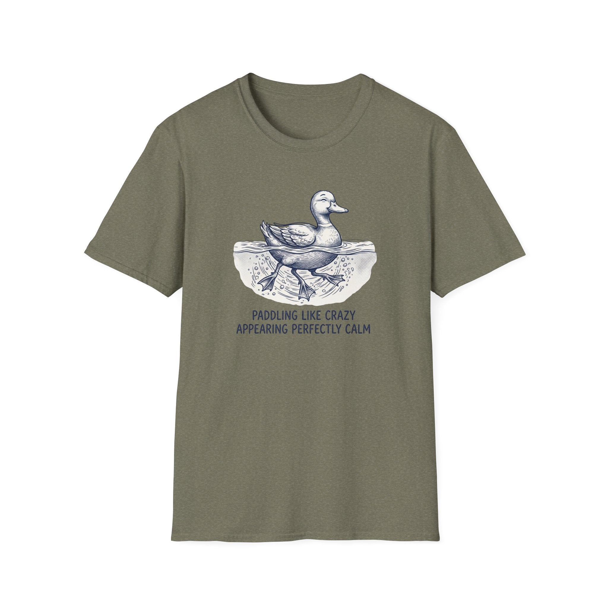 Paddling Like Crazy Appearing Perfectly Calm T-Shirt