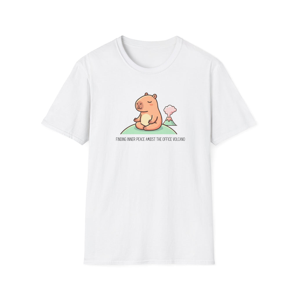 Finding Inner Peace Amidst The Office Volcano T-Shirt
