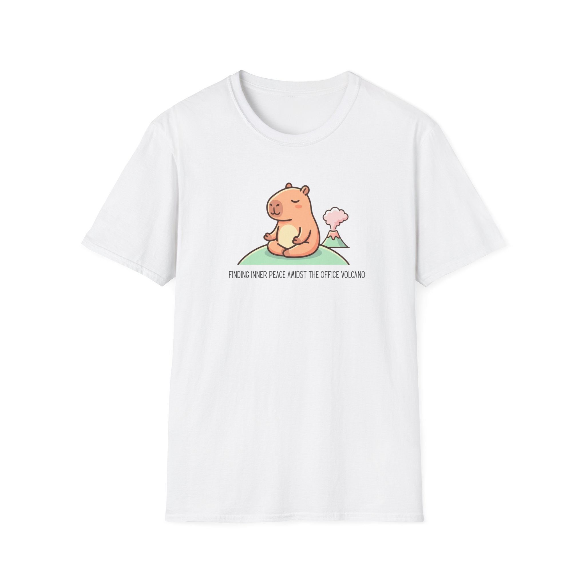 Finding Inner Peace Amidst The Office Volcano T-Shirt