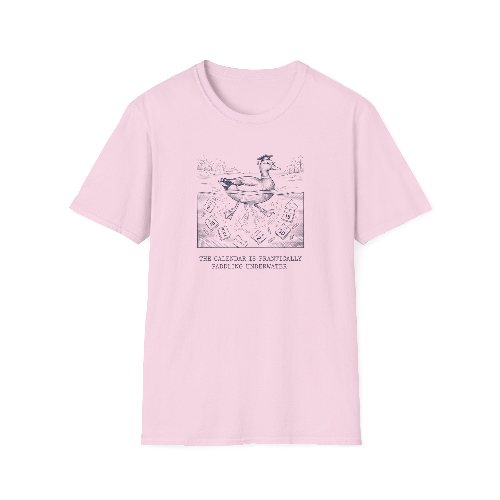 The Calendar Is Frantically Paddling Under Water T-Shirt