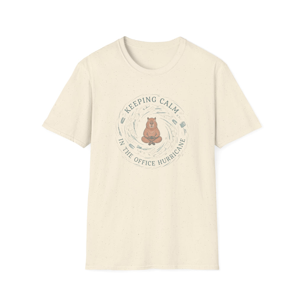 Keeping Calm In The Office Hurricane T-Shirt