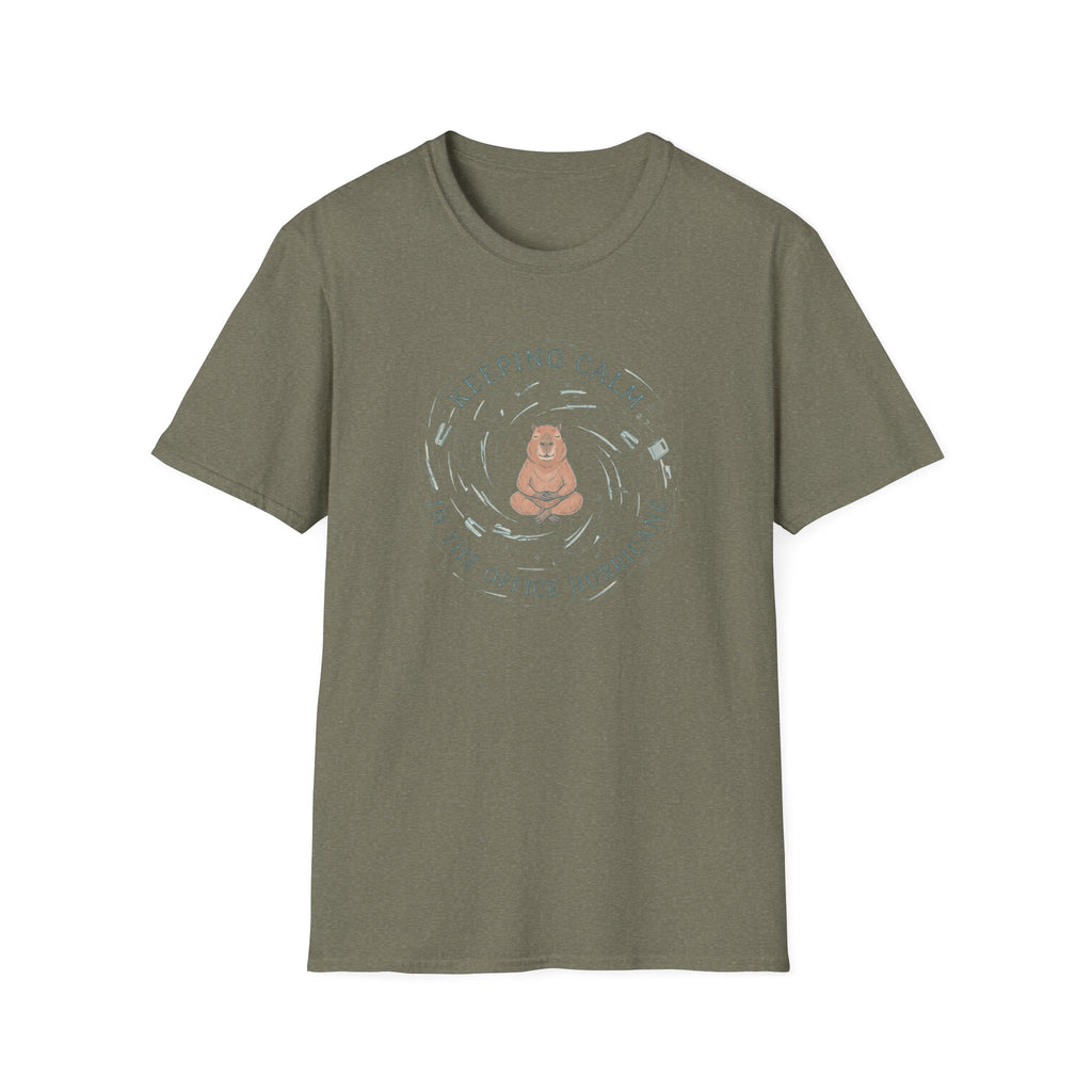 Keeping Calm In The Office Hurricane T-Shirt