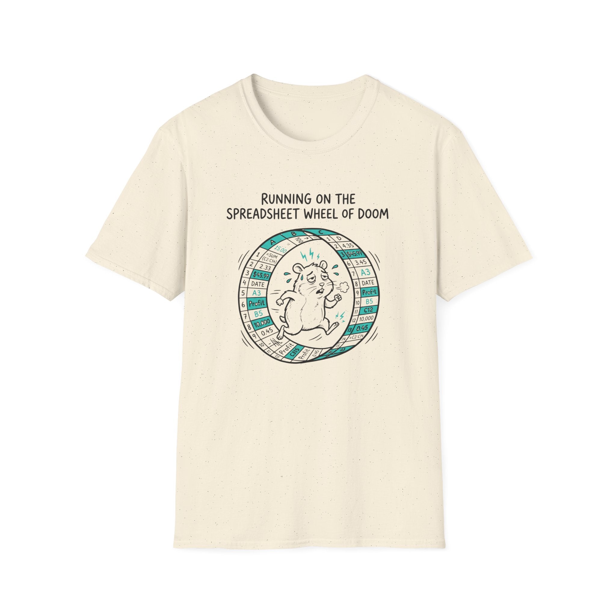 Running On The Spreadsheet Wheel Of Doom T-Shirt