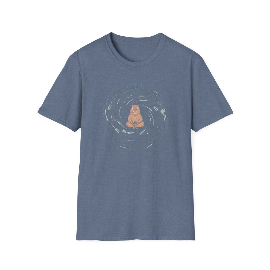 Keeping Calm In The Office Hurricane T-Shirt