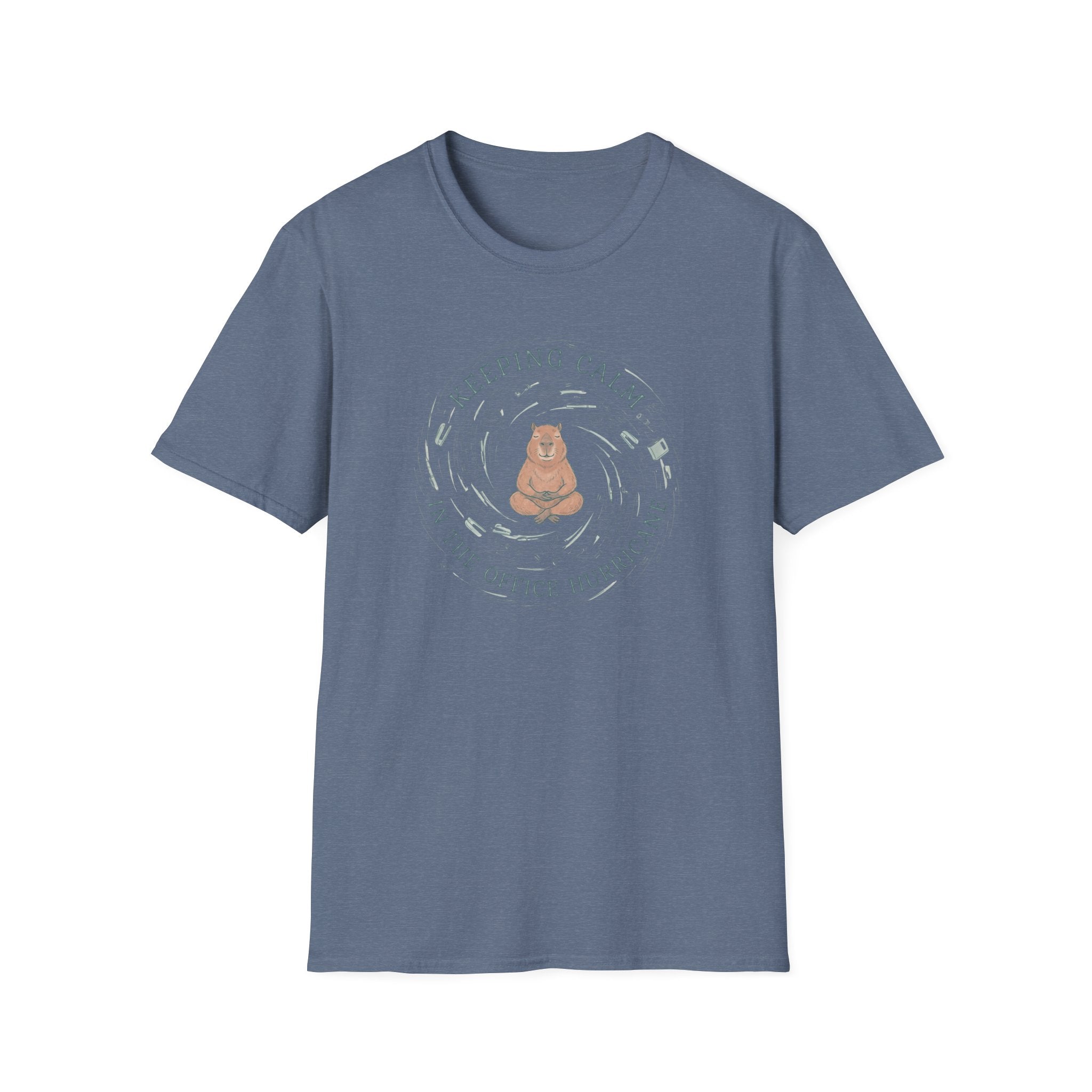 Keeping Calm In The Office Hurricane T-Shirt