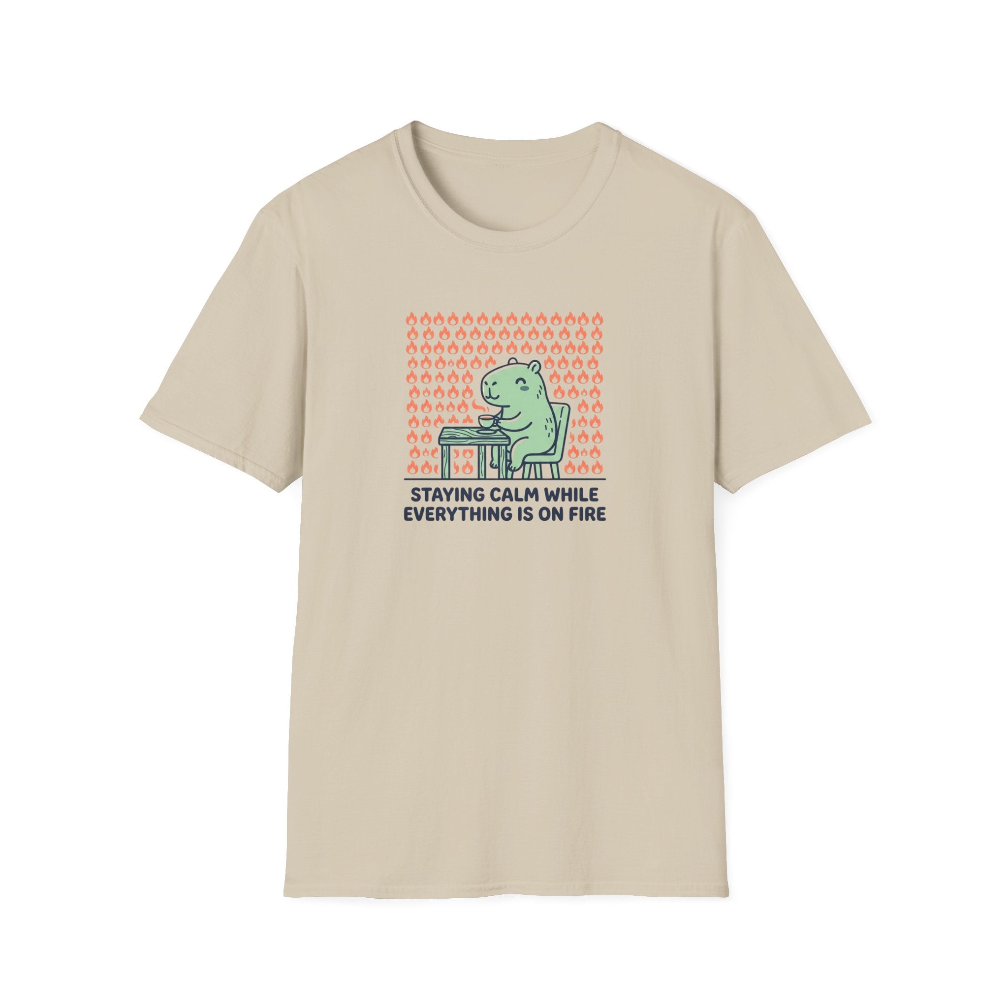 Staying Calm While Everything Is On Fire T-Shirt