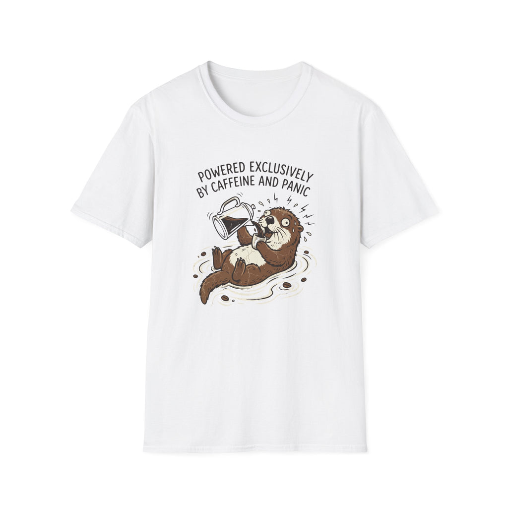 Powered Exclusively By Caffeine And Panic T-Shirt