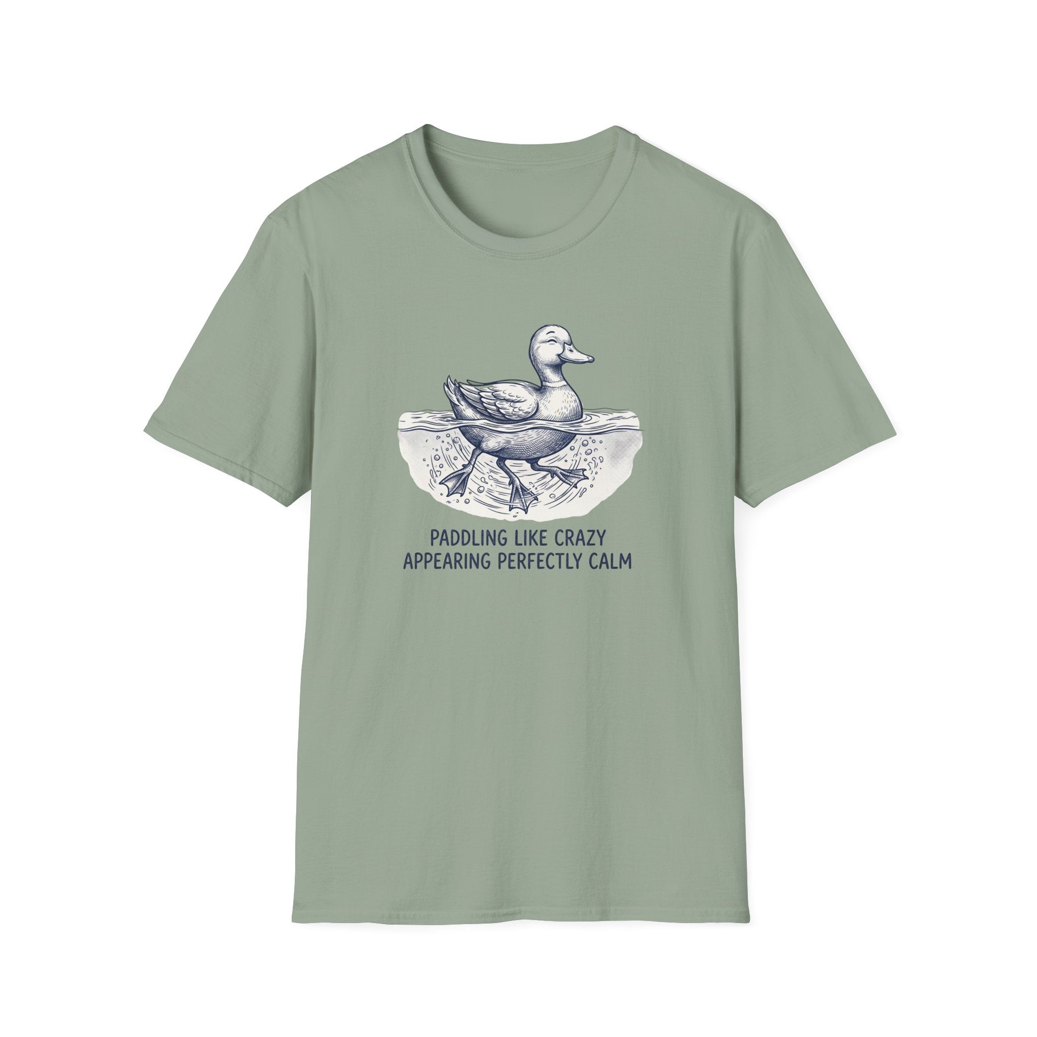 Paddling Like Crazy Appearing Perfectly Calm T-Shirt