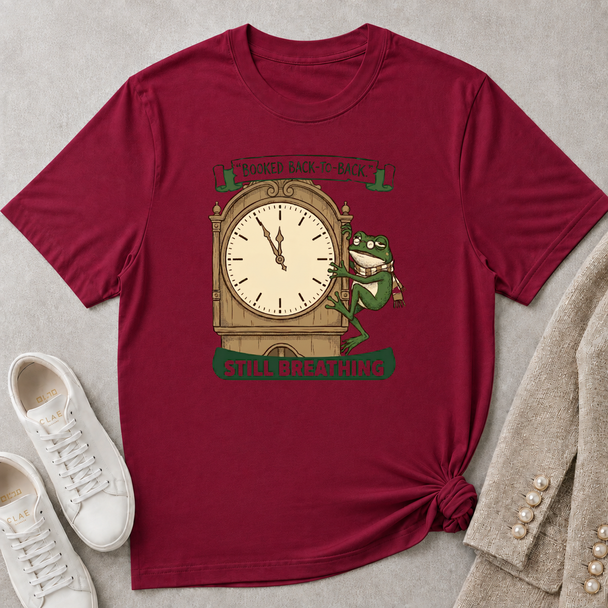 Booked Back-To-Back Still Breathing T-Shirt