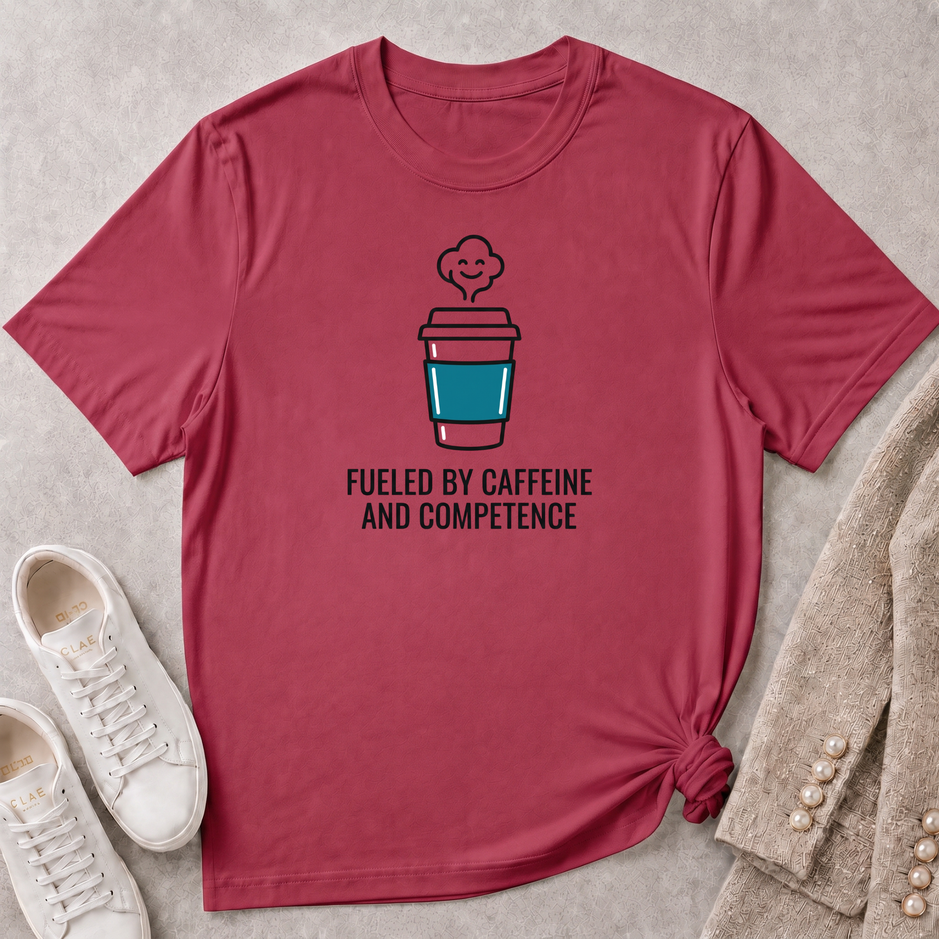 Fueled by Caffeine and Competence T-Shirt