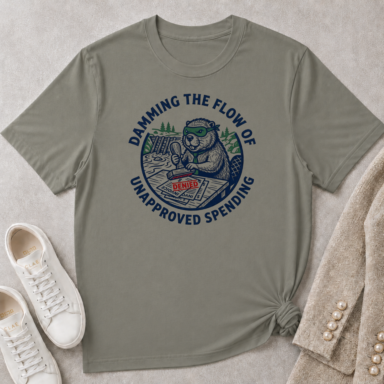 Damming The Flow Of Unapproved Spending T-Shirt