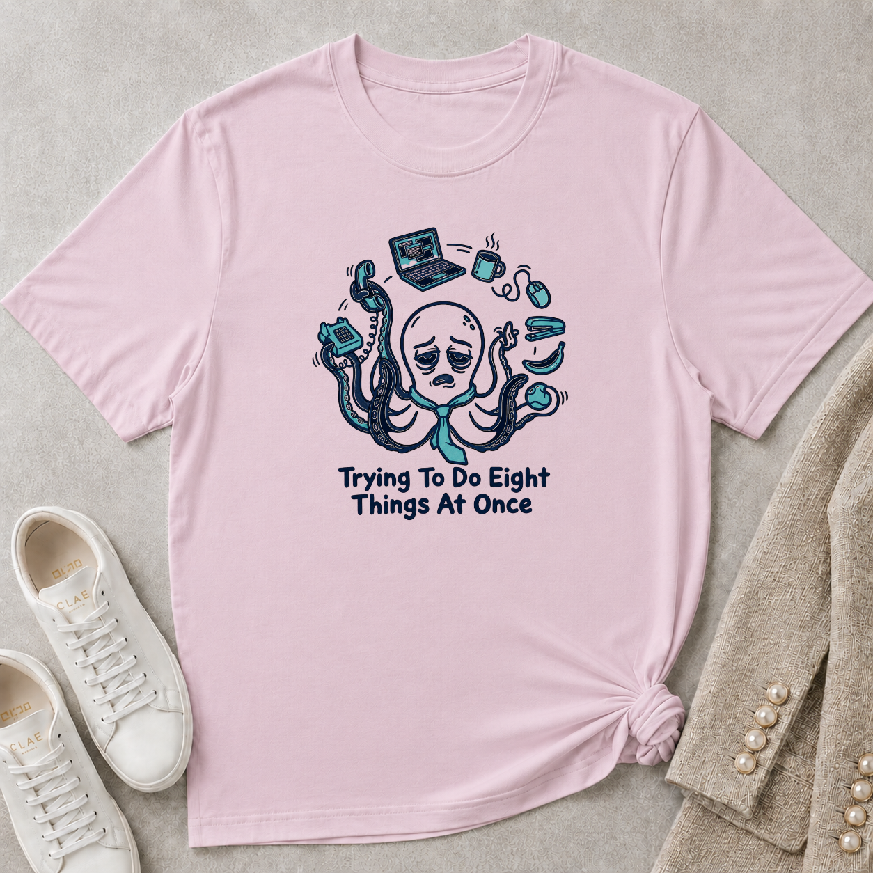 Trying To Do Eight Things At Once T-Shirt
