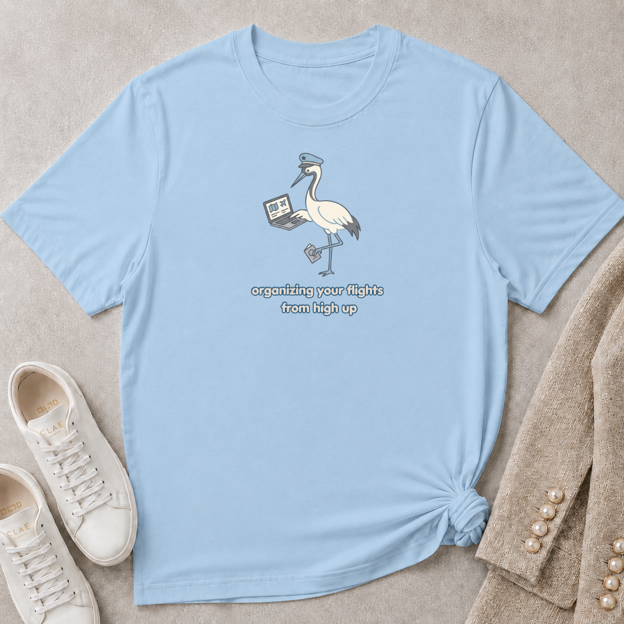 Organizing Your Flights From High-Up T-Shirt