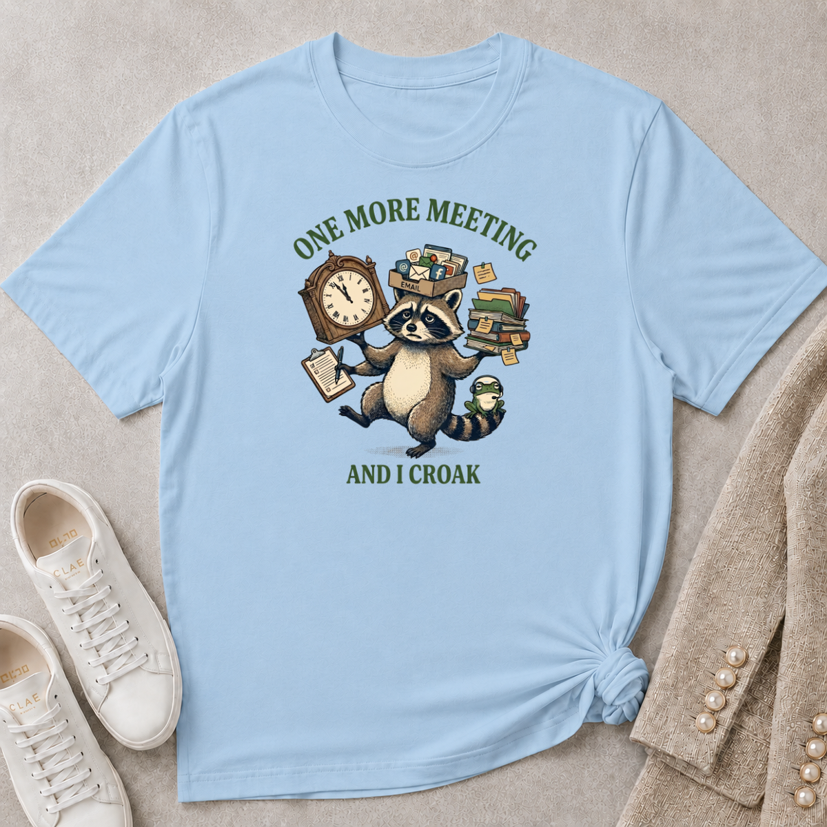 One More Meeting And I Croak T-Shirt