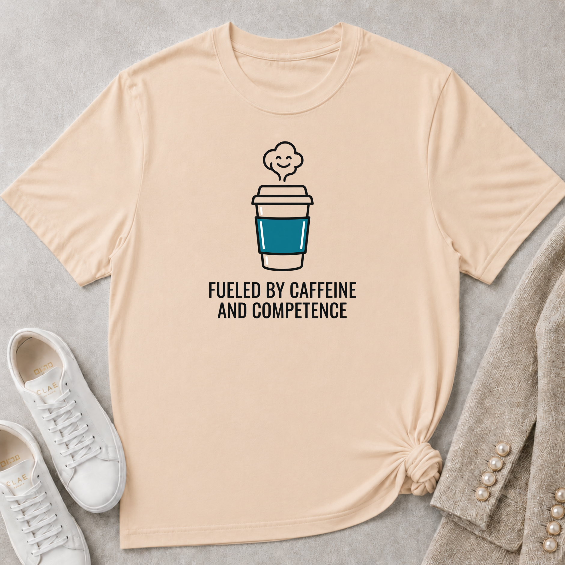 Fueled by Caffeine and Competence T-Shirt