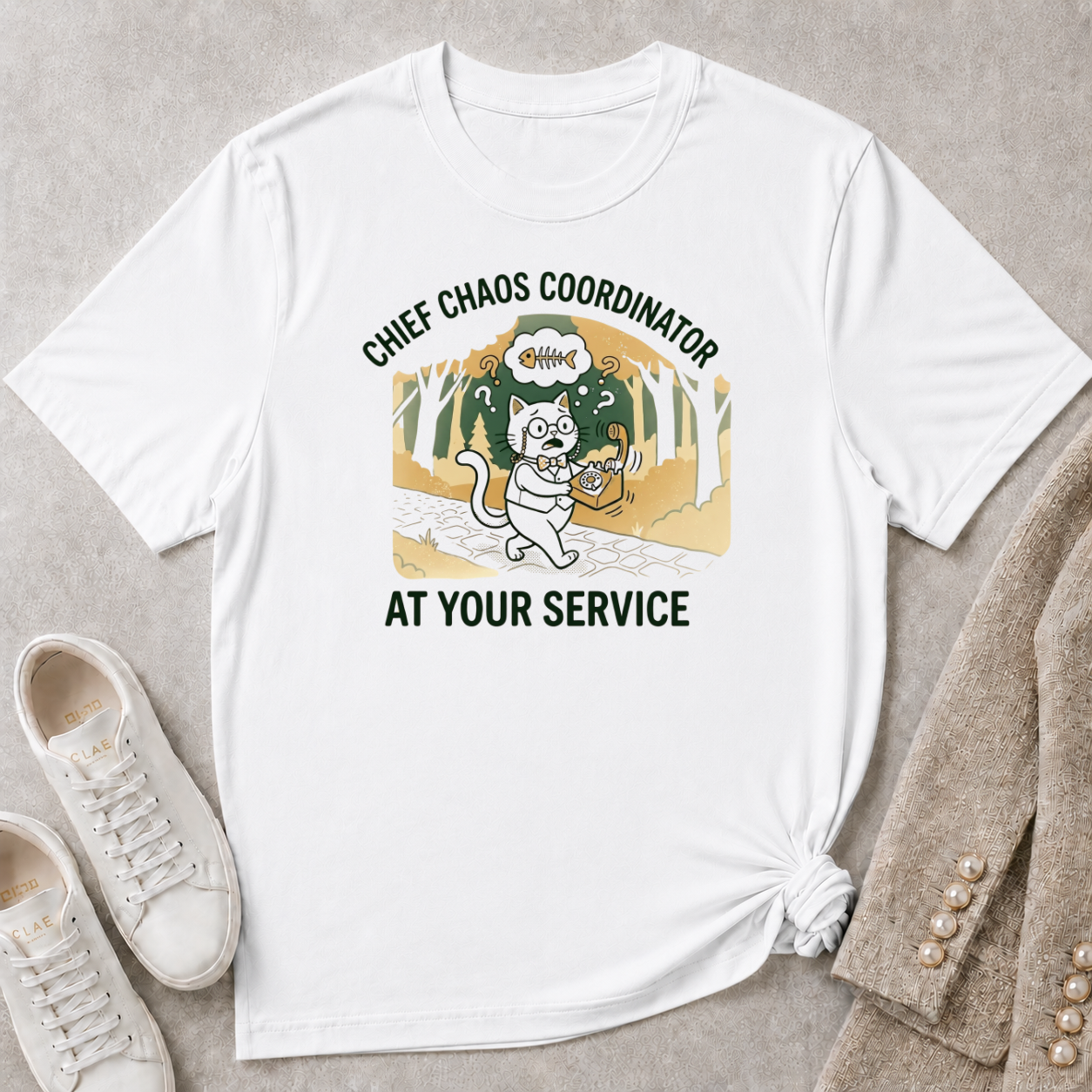Chief Chaos Coordinator At Your Service T-Shirt