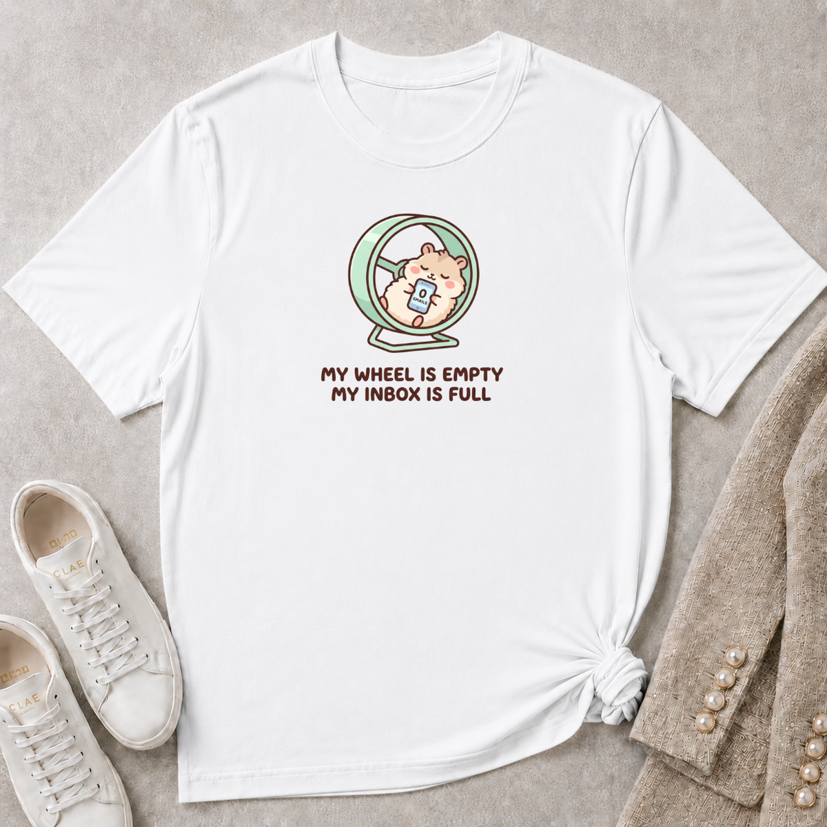 My Wheel Is Empty. My Inbox Is Full. T-Shirt