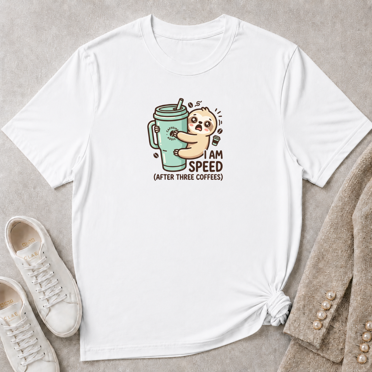 I Am Speed After Three Coffees T-Shirt