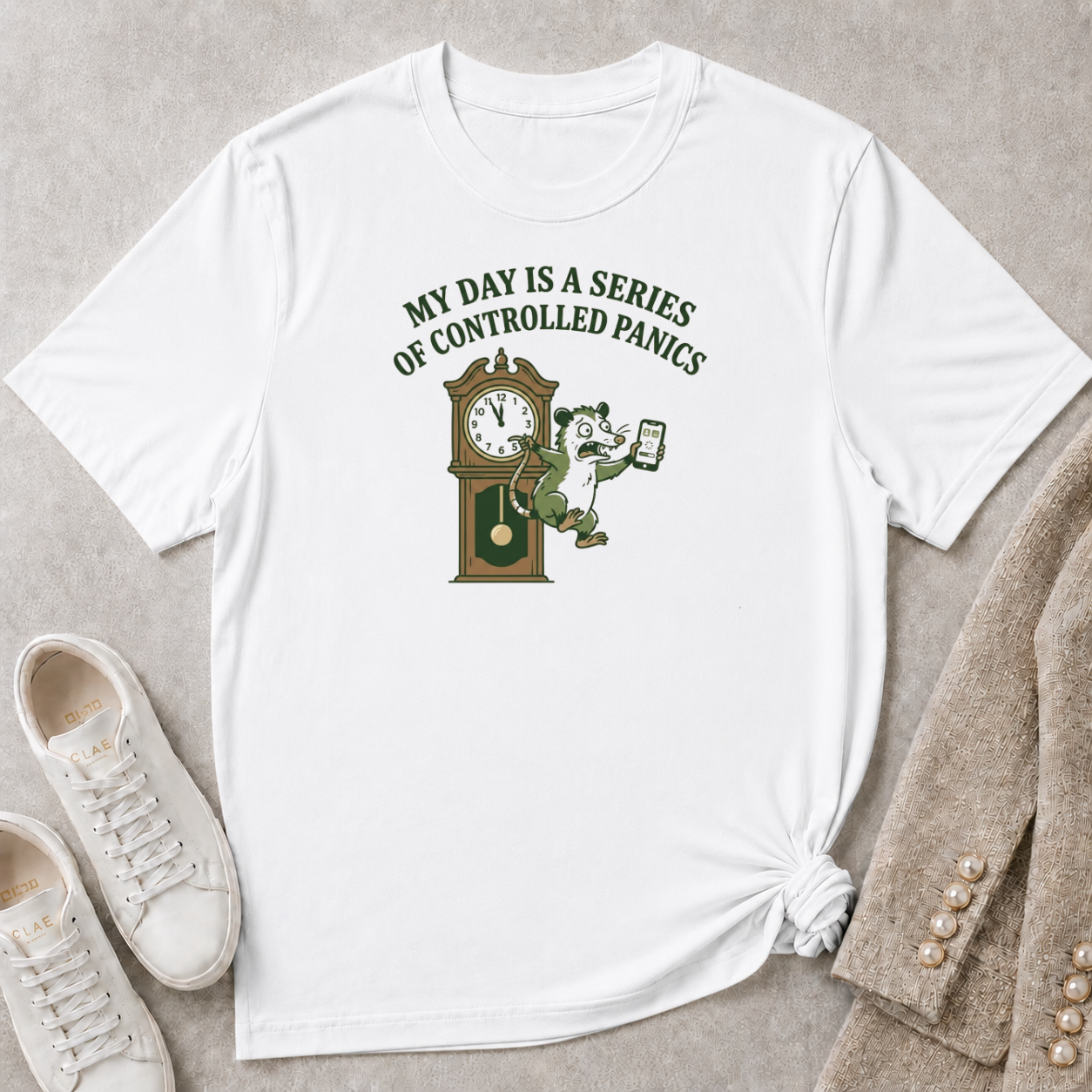 My Day Is A Series Of Controlled Panics T-Shirt