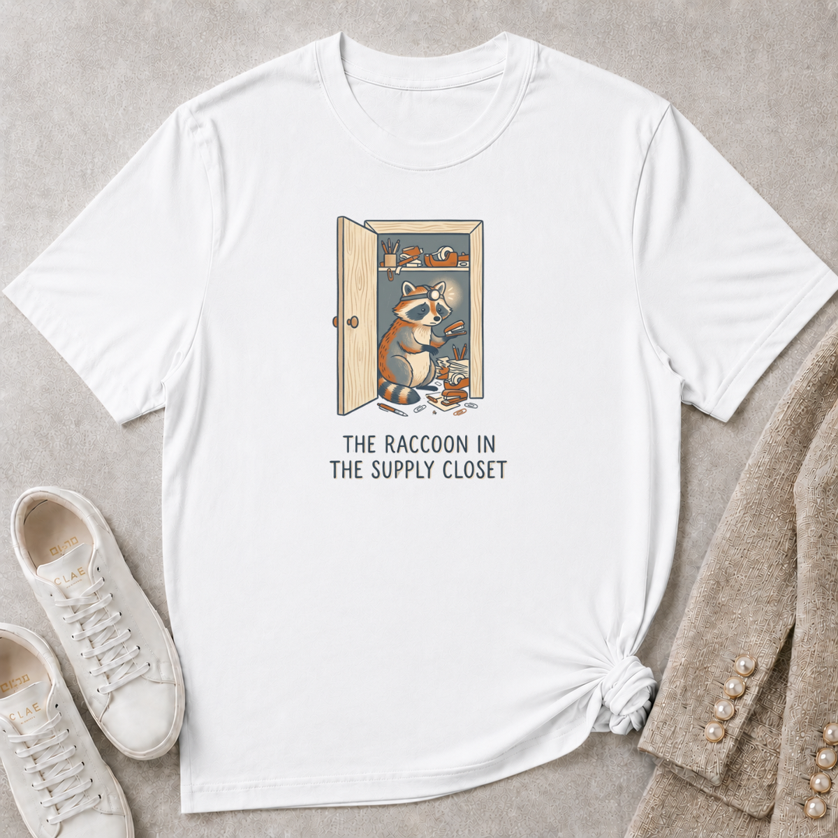 The Raccoon In The Supply Closet T-Shirt