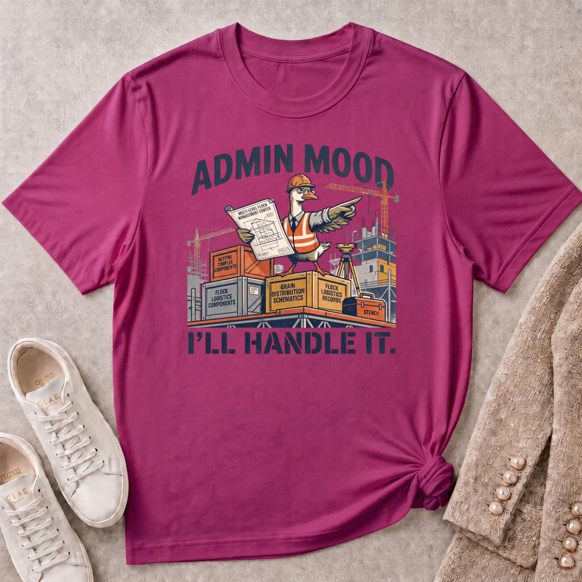 Admin Mood I'll Handle It. T-Shirt