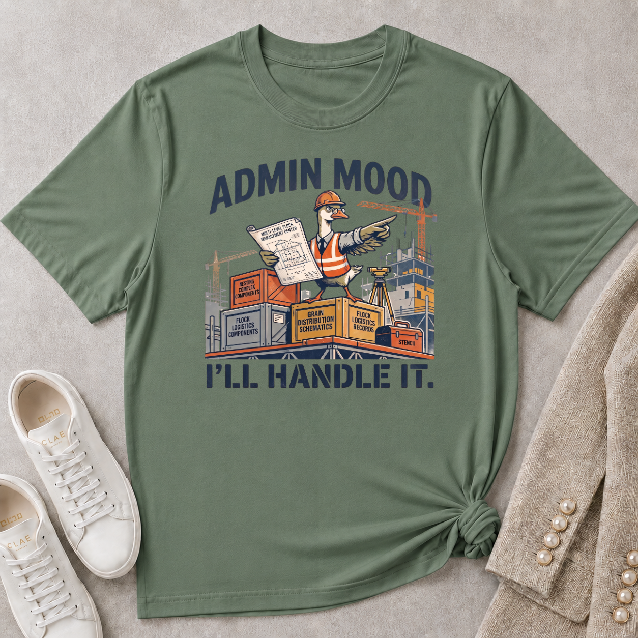 Admin Mood I'll Handle It. T-Shirt