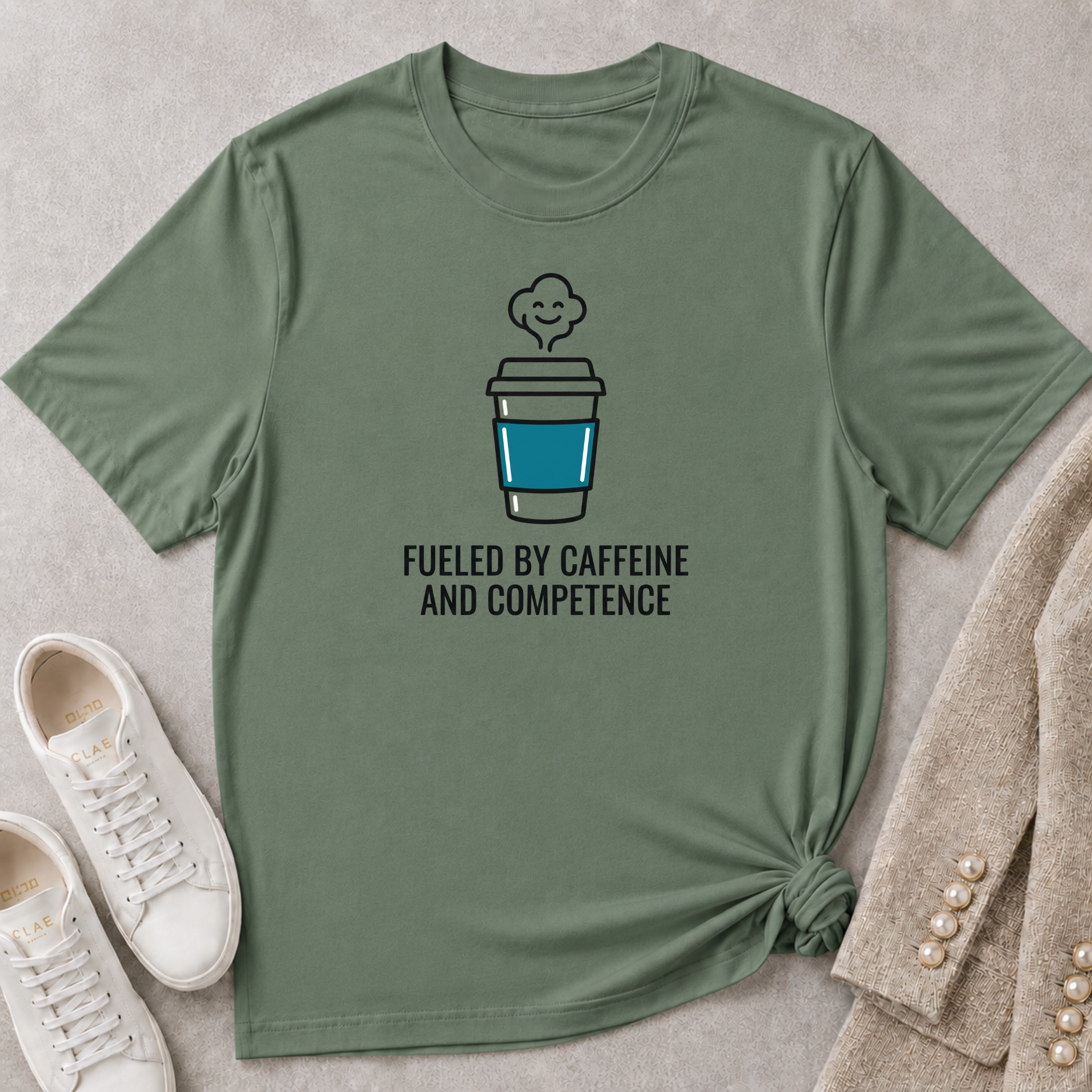 Fueled by Caffeine and Competence T-Shirt