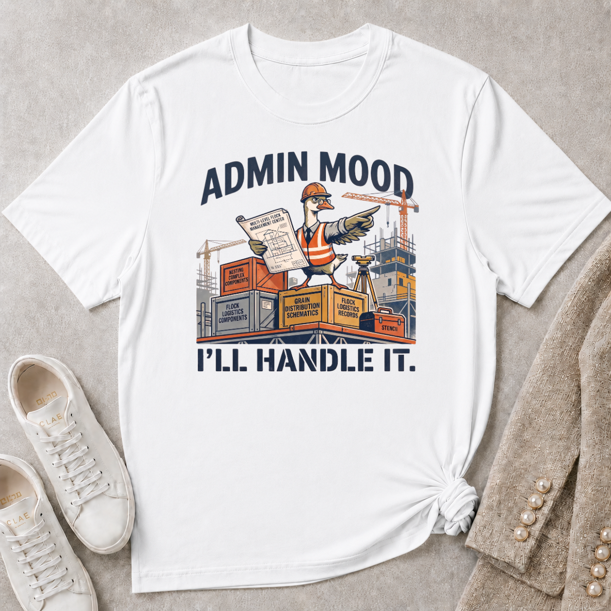 Admin Mood I'll Handle It. T-Shirt